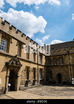 Internal Quad, St Johns College, Oxford University, Oxford, England, UK, GB. Stock Photo