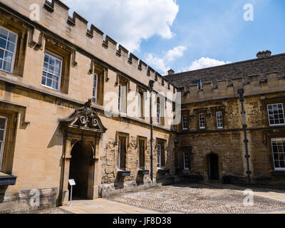 Internal Quad, St Johns College, Oxford University, Oxford, England, UK, GB. Stock Photo