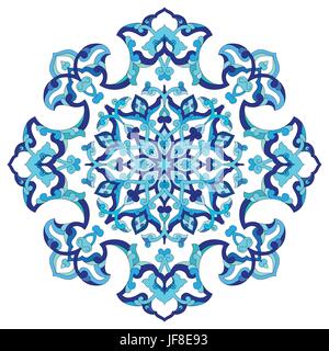 artistic ottoman pattern series eighty seven Stock Vector