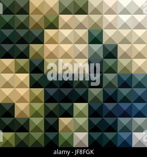 Castleton Green Abstract Low Polygon Background Stock Vector