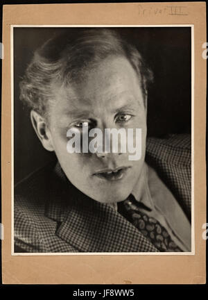 Portrett av skuespiller og forfatter Claes Gill (1910-1973) 33057194023 o Stock Photo