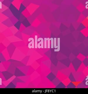 Medium Violet Red Abstract Low Polygon Background Stock Vector