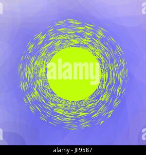 Yellow Sun Icon Isolated on Blue Sky Background Stock Vector