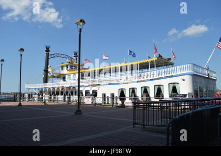 Creole Queen Ferryboat, New Orleans Stock Photo