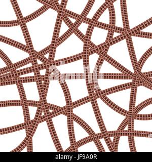Animal Earth Red Worms for Fishing Isolated on White Background Stock Vector