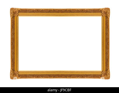 Retro frame isolated on white background Stock Photo