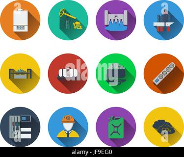 Canister icons set. Fuel tank icon. Black canister icons. Vector ...