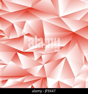 Abstract Red Polygonal Background. Abstract Red Polygonal Pattern Stock Vector