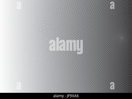 conceptual 3D wire frame human male head Stock Vector