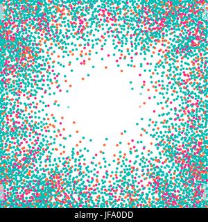 Abstract flat confetti backdrop Stock Vector