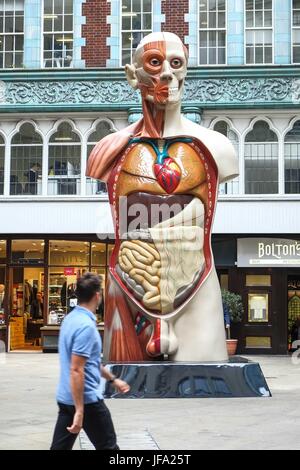London, UK. 29th June, 2017. 'Temple' Damien Hirst by 2008. Sculpture in the City of London returns for the seventh year to the Square Mile with contemporary works from internationally renowned artists. Art works are on display from 27th June 2017 Credit: Claire Doherty/Pacific Press/Alamy Live News Stock Photo