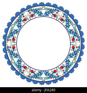 Antique Ottoman borders and frames series twenty two Stock Vector