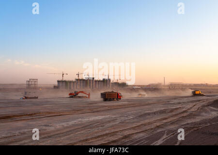 construction site of coal washery Stock Photo