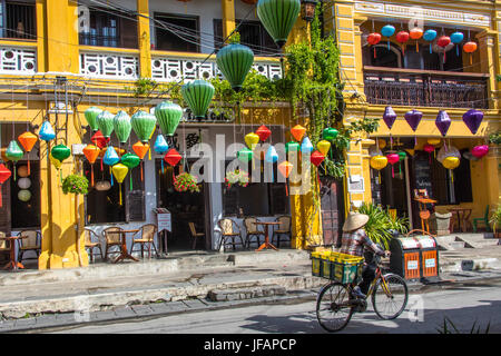 Traditional lanterns in Hoi An, Vietnam Stock Photo