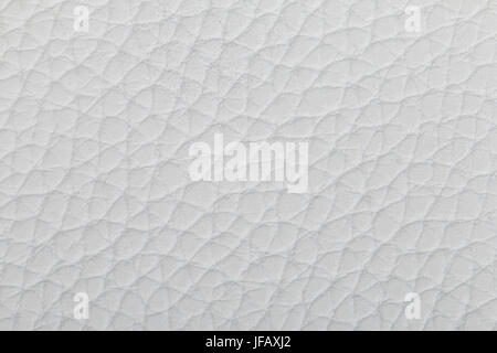 White natural leather texture background Stock Photo