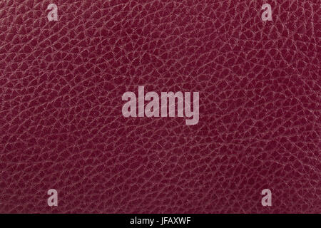 Dark red natural leather texture background Stock Photo