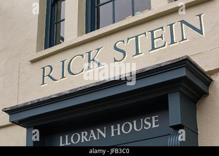 Rick Stein Fish & seafood Restaurant at Lloran House, High Street, Marlborough, Wiltshire in June Stock Photo