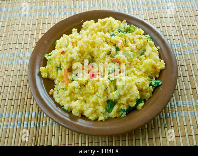 South Indian, Upma Stock Photo