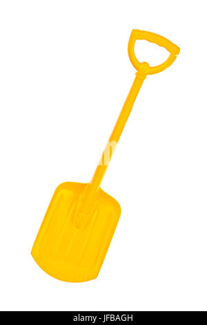 Yellow Shovel Stock Photo