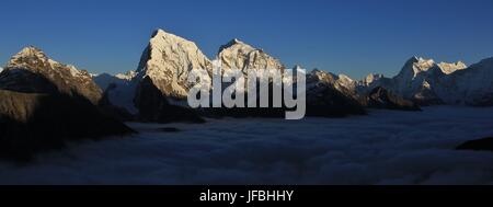 View from Gokyo Ri, Everest National Park Stock Photo