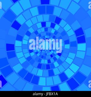 Blue Mosaic Background. Abstract Blue Mosaic Pattern Stock Vector
