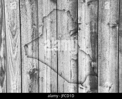 Map of Iraq on weathered wood Stock Photo - Alamy
