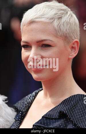 Actress Michelle Williams attends the Wonderstruck screening during the 70th annual Cannes Film Festival at Palais des Festivals on May 18, 2017 in Cannes, France. Stock Photo