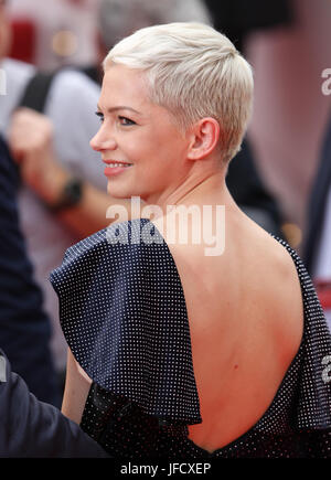 Actress Michelle Williams attends the Wonderstruck screening during the 70th annual Cannes Film Festival at Palais des Festivals on May 18, 2017 in Cannes, France. Stock Photo