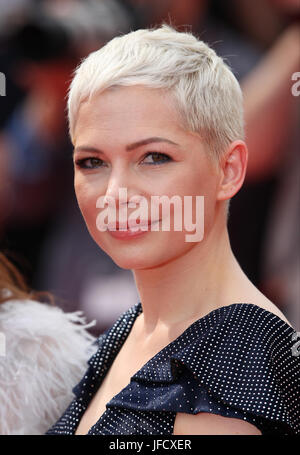 Actress Michelle Williams attends the Wonderstruck screening during the 70th annual Cannes Film Festival at Palais des Festivals on May 18, 2017 in Cannes, France. Stock Photo