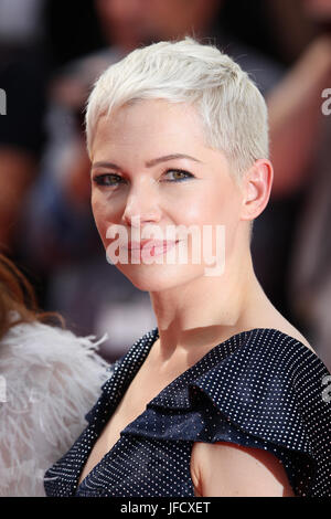 Actress Michelle Williams attends the Wonderstruck screening during the 70th annual Cannes Film Festival at Palais des Festivals on May 18, 2017 in Cannes, France. Stock Photo