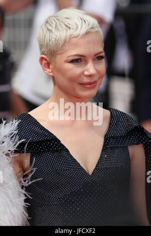 Actress Michelle Williams attends the Wonderstruck screening during the 70th annual Cannes Film Festival at Palais des Festivals on May 18, 2017 in Cannes, France. Stock Photo