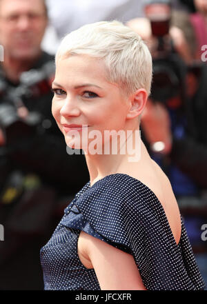 Actress Michelle Williams attends the Wonderstruck screening during the 70th annual Cannes Film Festival at Palais des Festivals on May 18, 2017 in Cannes, France. Stock Photo