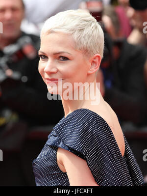 Actress Michelle Williams attends the Wonderstruck screening during the 70th annual Cannes Film Festival at Palais des Festivals on May 18, 2017 in Cannes, France. Stock Photo