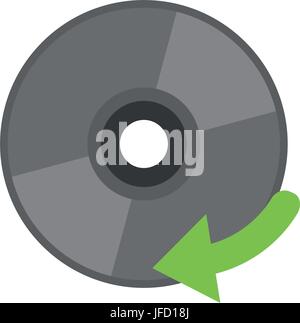 Cd player accessory Stock Vector