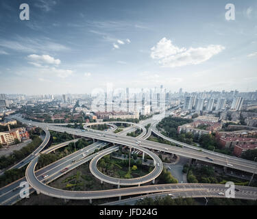 city interchange in tianjin Stock Photo