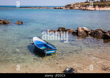 The fishing boat and diving equipment Stock Photo