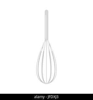 Corolla kitchen utensils isolated. Manual device for cream churning Stock Vector