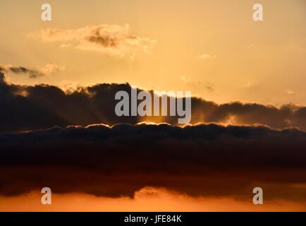 Dramatic Sunset Stock Photo