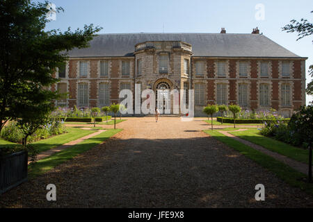 The Museum of Fine Arts of Chartres in the gardens of Cathedral Basilica of our Lady of Chartres. Stock Photo