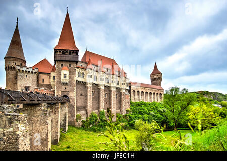 The Corvinesti Castle Also Known As The Hunyad Castle, Is A Gothic ...