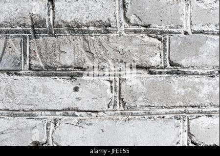 White brick wall, perfect as a background, square photograph Stock Photo