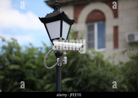 Camera outdoor surveillance Stock Photo