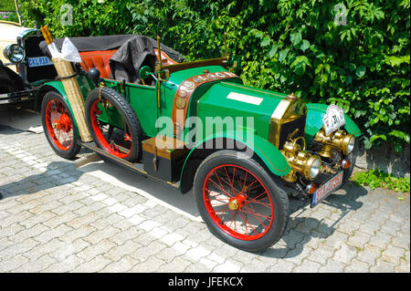 Old-timer rally 'Herkomer contention' in Landsberg in Lech for at least 80 year-old cars, here with Swift Cycle Car, year of manufacture in 1914 Stock Photo
