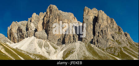 Dolomites with Geisler group Stock Photo