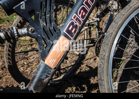 Chile, Valle de Curico, Fairly Trade, wine, bicycle, Fairly Tradeämie Stock Photo