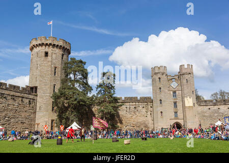 England, Warwickshire, Warwick, Warwick Castle Stock Photo