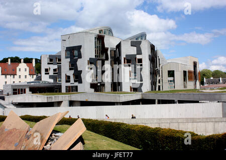 The Scottish Parliament, Edinburgh, Scotland Stock Photo