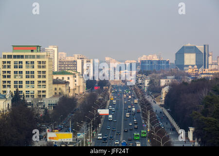 Belarus, Minsk, Independence Avenue Stock Photo