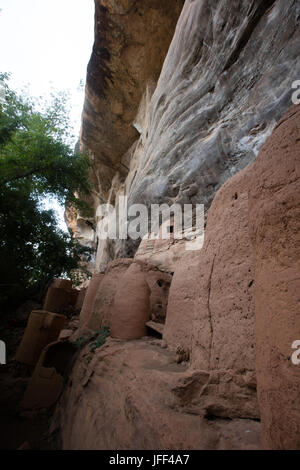 Troglodyte village, Burkina faso Stock Photo