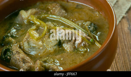 Stewed Mutton Medieval - Hericot of Mutton Stock Photo - Alamy